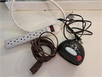 Extension Cord Power Strip, Alarm Clock