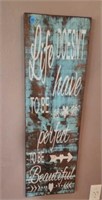 Wooden Wall Hanging 3ft.x11 in.