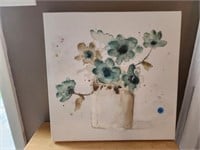 Flower Canvas Picture 16x16 inch
