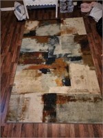 Area Rug Blue and Brown 5x8ft.