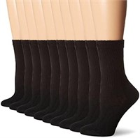 Hanes Women's Crew Sock, Pack of 10 Dress Casual