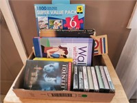 Puzzels, Cassettes and Books