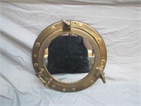 Brass Port Hole Mirror