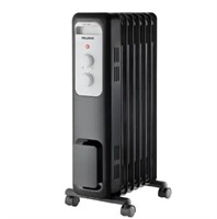 Oil-Filled Radiant Electric Heater with Thermostat