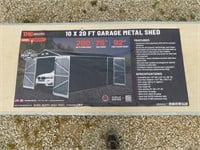 TMG 10' X 20' GARAGE METAL SHED