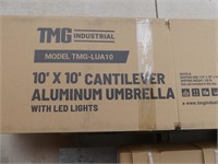 TMG 10' X 10' CANTILEVER ALUMINUM UMBRELLA