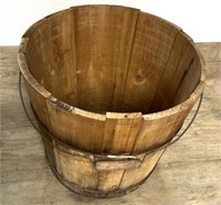 Vintage wooden pail