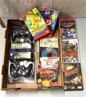 Variety of games and controllers