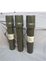 3 US Army Military Mortar Shell Carriers