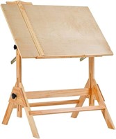 2 MEEDEN Solid Wood Drafting Table