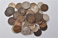 $2.47 Face Value Misc Old USA Coins