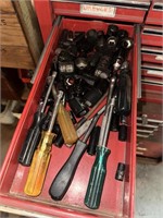 Contents of drawer- sockets/ tools- tool box not