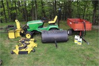 John Deere X749 Ultimate Lawn Tractor "Package"