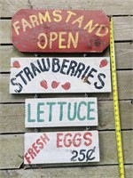 Vintage Wooden Farmhouse Sign