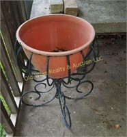 Flower Pot & Stand