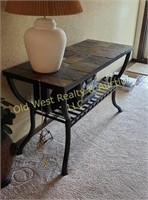 Entryway/Sofa Stone Table - 4' x 20" x 28"