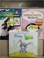 Children's book and early Elementary workbooks,