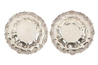 PAIR OF PAUL STORR ENGLISH SILVER DISHES