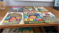 6 vintage comics Mad, sick, cartoons