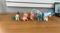 5 vintage my little ponies 1980’s rare