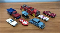 Vintage Car Lot of 8 Trucks Cars and Boats