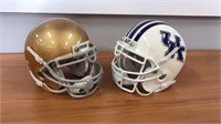 College Football Helmets Lot Kentucky & Notre