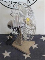 Vintage Steel Electric Oscillating Fan