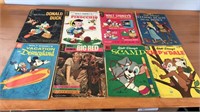 Vintage Walt Disney Comic Book Lot of 8