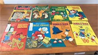 Vintage Disney and Laugh Comics Lot of 8