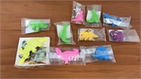 Mini Dinosaur Lot of 10 In Bags