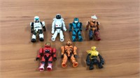 Lot of 7 Halo Figures (Some Customized, all come