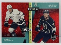 2021-22 UD Synergy KOPITAR/KEMPE Red /499 #SD-2