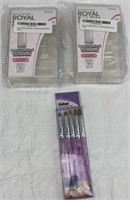 200 Clear Fake Nails & Gel Nails Brushes