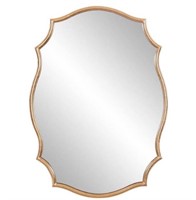 Gold Scalloped Wall Mirror