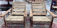 11 - PAIR OF VINTAGE PATIO CHAIRS