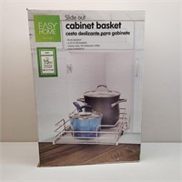 EASY HOME Kitchen Slide Out Cabinet Basket - NEW