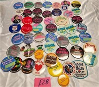 502 - LOT OF VINTAGE COLLECTOR BUTTONS (E28)