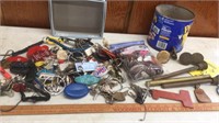 KEYS, KEY CHAINS, SURVEY MARKERS, AND BRASS DRIFT