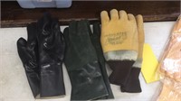 (8) PAIRS OF VARIOUS RUBBER GLOVES