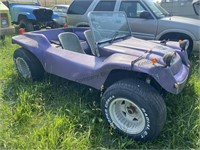 Purple VW Dune buggy