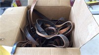 LEATHER BELTS AND STRAPS