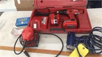 MILWAUKEE 14.4 VOLT CORDLESS DRILL WITH BATTERY,