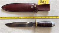 KNIFE WITH SHEATH, MADE IN ITALY