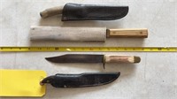(4) VARIOUS STYLE KNIVES
