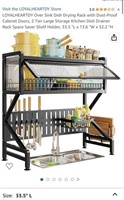 LOYALHEARTDY Over Sink Dish Drying Rack with