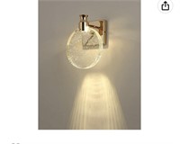 Aomesinc Crystal Gold Wall Sconce, Nordic Style