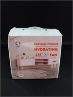 Portable hydrating 185° fan