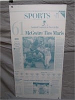 Printing Plate Sports Washington Post 1998