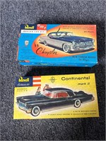 Revell 55 Chrysler & Continental model car kits