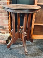 Antique wooden side table